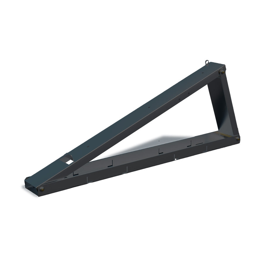 Flachdach-Aufständerung – “Flat-Flex”-Set Black Line – für 2 x PV-Module (nebeneinander)