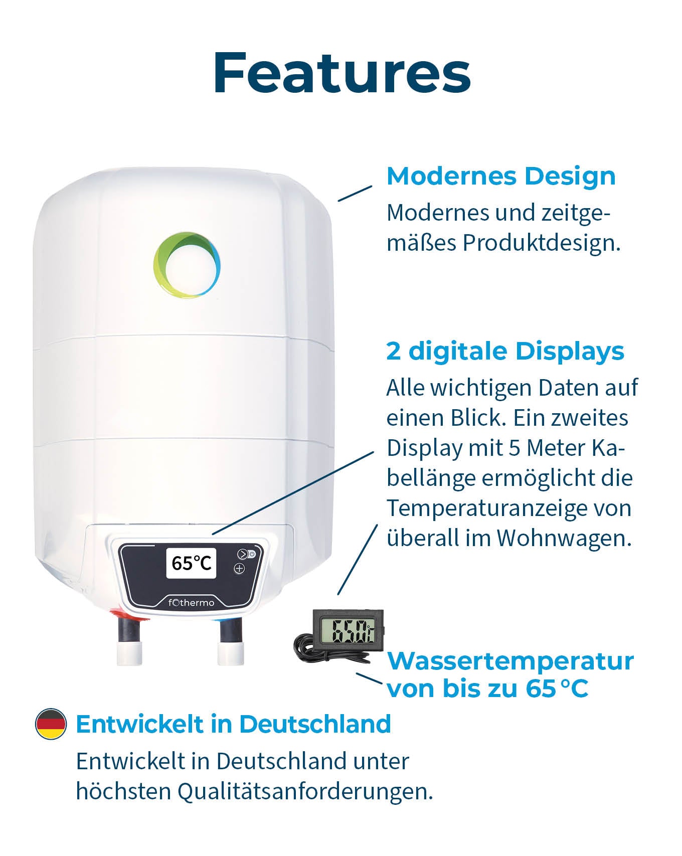 Solar Caravan Boiler 10 Liter