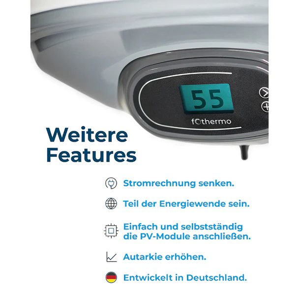 Fothermo Photovoltaischer Hybridboiler 30 Liter