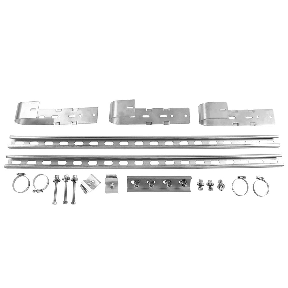 Solarmodulhalter für Balkongeländer - 30-35mm Rahmenhöhe bis 1800mm Modullänge