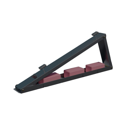Flachdach-Aufständerung – “Flat-Flex”-Set Black Line – für 2 x PV-Module (nebeneinander)
