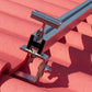 Montageset – Schrägdach/Ziegeldach – für 2 x PV-Module (hochkant, nebeneinander)