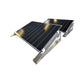 Flachdach-Aufständerung – „Flat-Flex“-Set – für 2 x PV-Module (hintereinander)