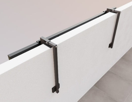 Betonbalkonhalterung Typ 1 – Für Brüstungen mit 100–150 mm Tiefe