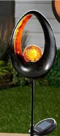 Solar Laterne Flame Effect / Fireball H x 93 cm