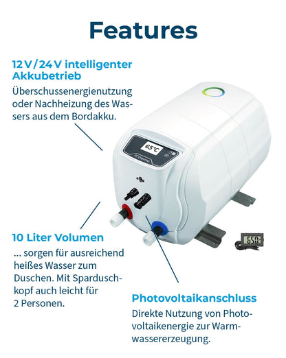 Solar Caravan Boiler 10 Liter