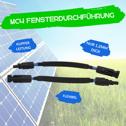 MC4 Solar Kabel Fensterdurchführung mit 0,00%MwSt
